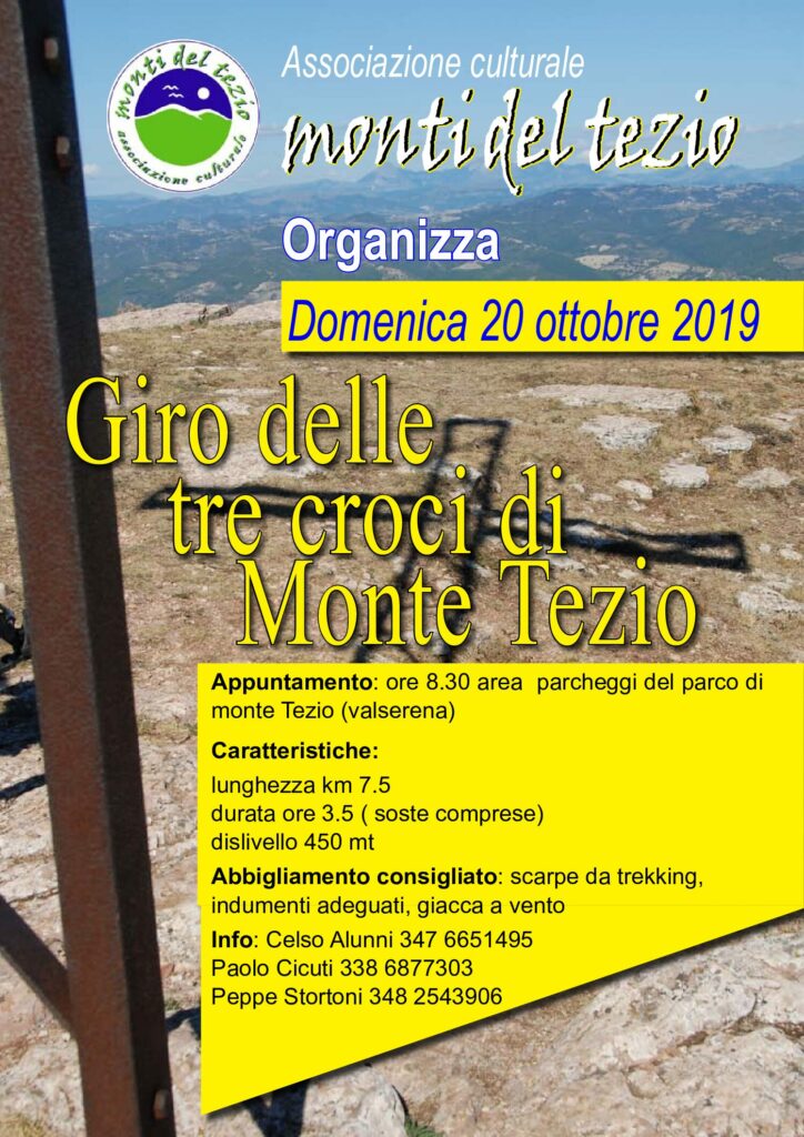 thumbnail of Giro delle Tre croci di Monte Tezio – Domenica 20 ottobre 2019